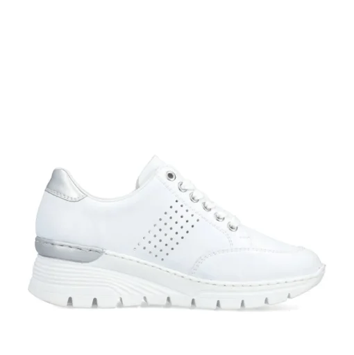 Rieker Antistress Damen Sneaker Keilabsatz weiß S13 N8321-80