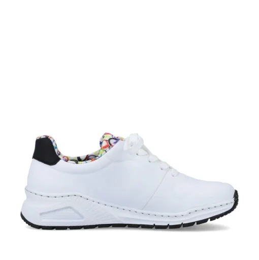 Rieker Antistress Damen Sneaker Wechselfußbett weiß S13 M4903-80
