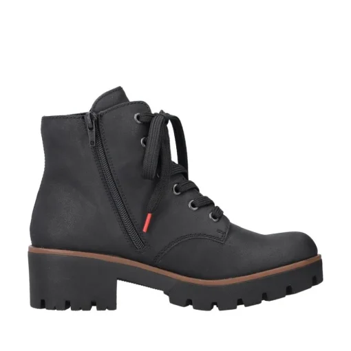 Rieker Antistress Damen Schnürstiefel Schnürboot schwarz S22 79240-00