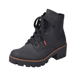 Rieker Antistress Damen Schnürstiefel Schnürboot schwarz S22 79240-00