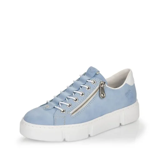 Rieker Antistress Damen Sneaker Plateausohle blau S13 N5952-10