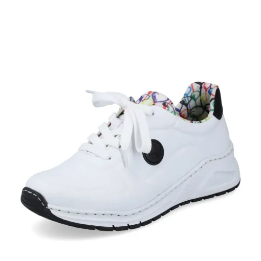 Rieker Antistress Damen Sneaker Wechselfußbett weiß S13 M4903-80