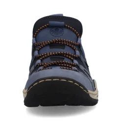 Rieker Antistress Damen Slipper sportlich herausnehmbarer Decksohle blau S13 L0546-14
