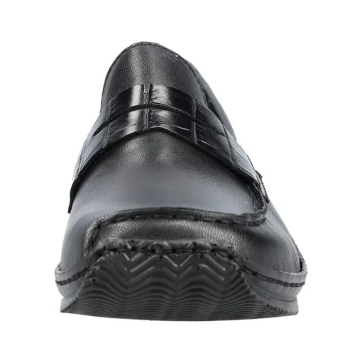 Rieker Antistress Damen Slipper Schlupfschuh Leder schwarz S22  L1752-00