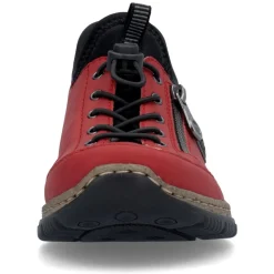 Rieker Antistress Damen Slipper Schnellschnürung rot S24 N3267-33