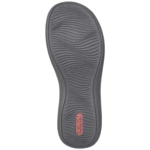 Rieker Antistress Damen Slipper  Riemchenschuh Sandale  Leder Klettverschluss weiß S12 46367-80