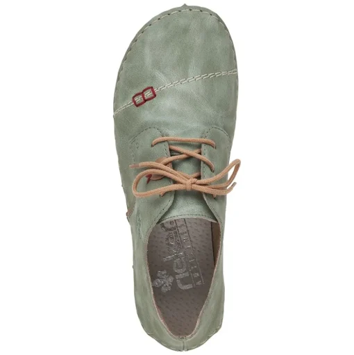 Rieker Antistress Damen Schnürschuh grün S12   52528-52