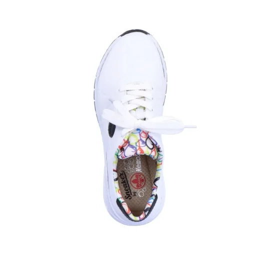 Rieker Antistress Damen Sneaker Wechselfußbett weiß S13 M4903-80