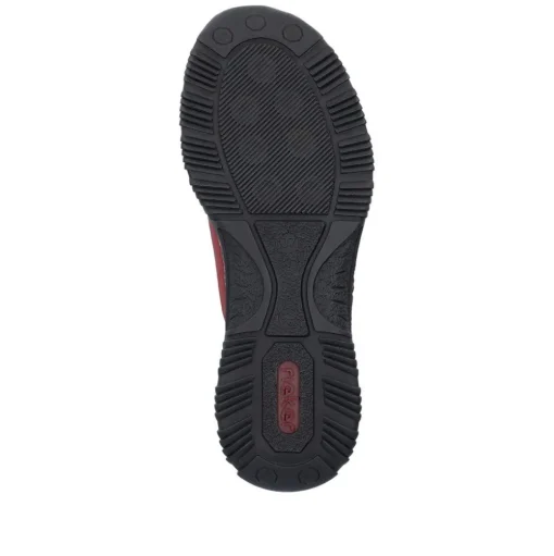 Rieker Antistress Damen Slipper Schnellschnürung rot S24 N3267-33
