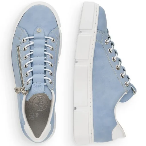 Rieker Antistress Damen Sneaker Plateausohle blau S13 N5952-10