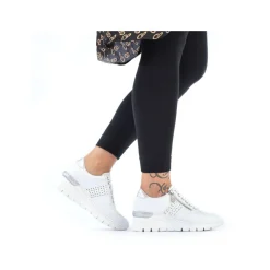 Rieker Antistress Damen Sneaker Keilabsatz weiß S13 N8321-80