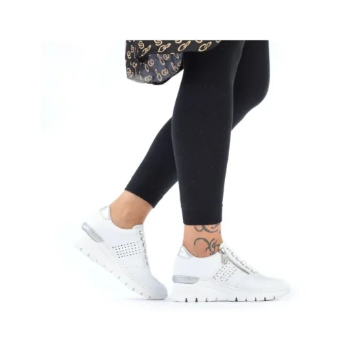 Rieker Antistress Damen Sneaker Keilabsatz weiß S13 N8321-80