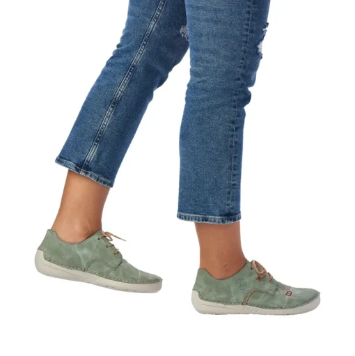 Rieker Antistress Damen Schnürschuh grün S12   52528-52