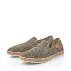 Rieker Antistress Herren Slipper Textil grün S13 B5276-54
