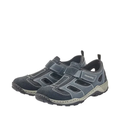 Rieker Antistress Herren Slipper Sneaker blau S12 08075-14