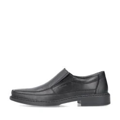 Rieker Antistress Herren Slipper elegant Leder Extraweite- H schwarz S13 B0873-00