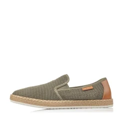 Rieker Antistress Herren Slipper Textil grün S13 B5276-54