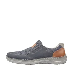 Rieker Antistress Herren Schlupfschuh Slipper blau S12 03053-14