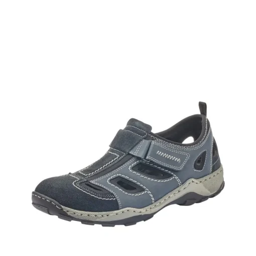 Rieker Antistress Herren Slipper Sneaker blau S12 08075-14