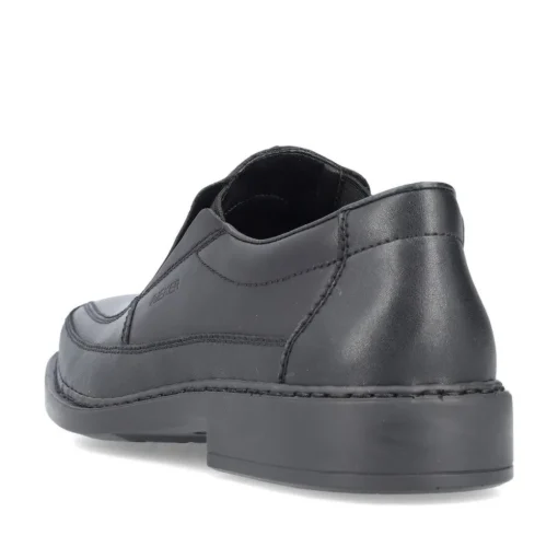 Rieker Antistress Herren Slipper elegant Leder Extraweite- H schwarz S13 B0873-00