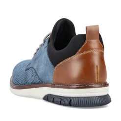 Rieker Antistress Herren Slipper Lochmuster blau S13 14450-14