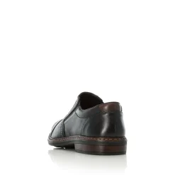Rieker Antistress Herren Slipper Leder klassisch schwarz S13 17659-00