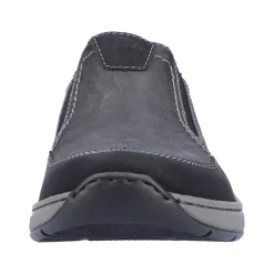 Rieker Antistress Herren Slipper Schlupfschuh Extraweite Wechselfußbett schwarz S23 14362-00