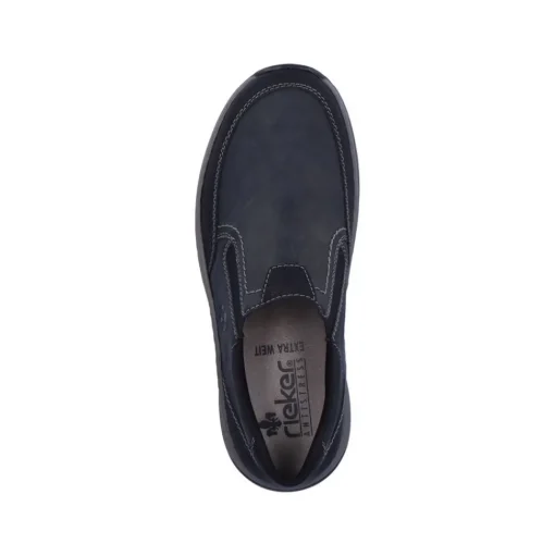 Rieker Antistress Herren Slipper Schlupfschuh Extraweite Wechselfußbett schwarz S23 14362-00