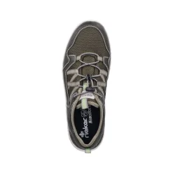Rieker Antistress Herren Slipper Schlupfschuh Schnellschnürung Wechselfußbett grün S12 14555-54