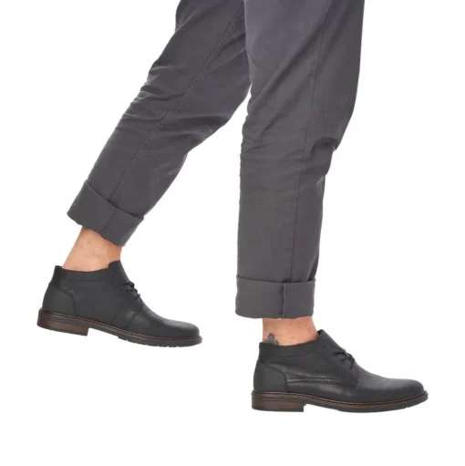 Rieker Antistress Herren Schnürstiefel Extraweite schwarz S23 17604-00
