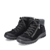 Rieker Antistress Schnürschuh  Rauleder RiekerTEX- Membran schwarz S21 L7132-01