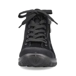 Rieker Antistress Schnürschuh  Rauleder RiekerTEX- Membran schwarz S21 L7132-01