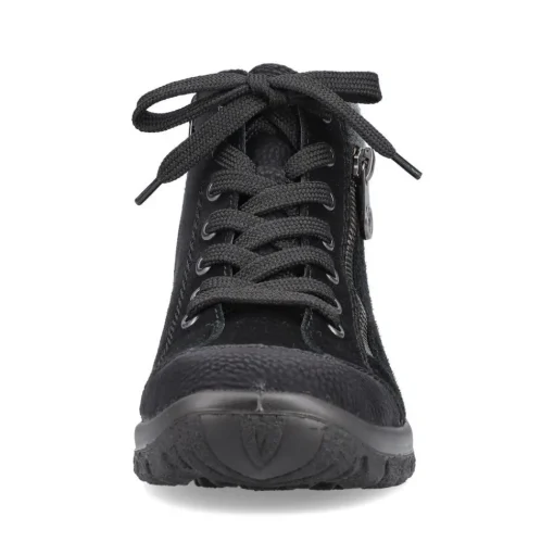 Rieker Antistress Schnürschuh  Rauleder RiekerTEX- Membran schwarz S21 L7132-01
