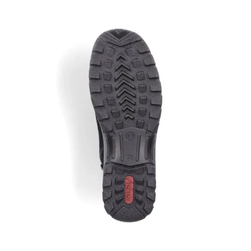Rieker Antistress Schnürschuh  Rauleder RiekerTEX- Membran schwarz S21 L7132-01