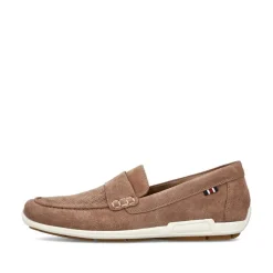 Rieker Antistress Slipper Rauleder beige S13 09050-64