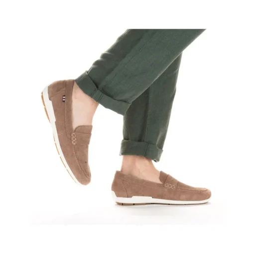 Rieker Antistress Slipper Rauleder beige S13 09050-64