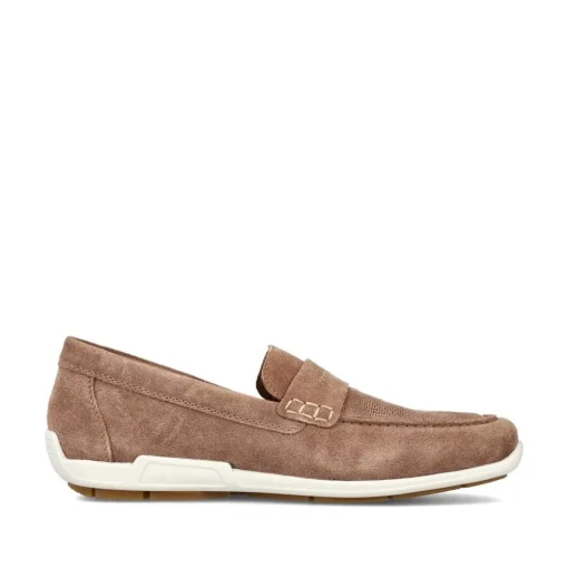 Rieker Antistress Slipper Rauleder beige S13 09050-64