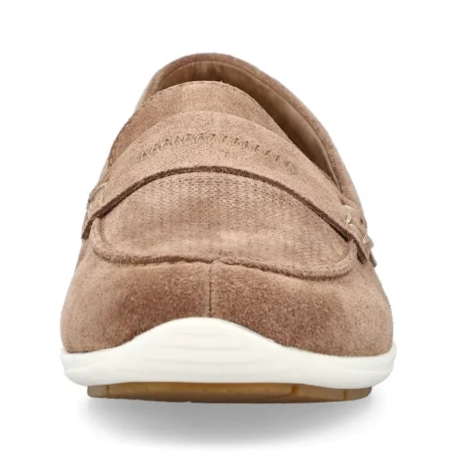 Rieker Antistress Slipper Rauleder beige S13 09050-64