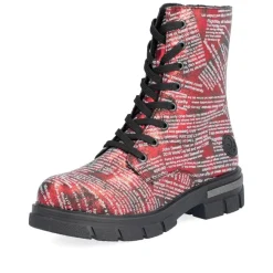 Rieker Biker Boots rot Z9120-35