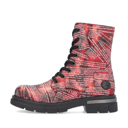 Rieker Biker Boots rot Z9120-35