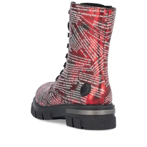 Rieker Biker Boots rot Z9120-35