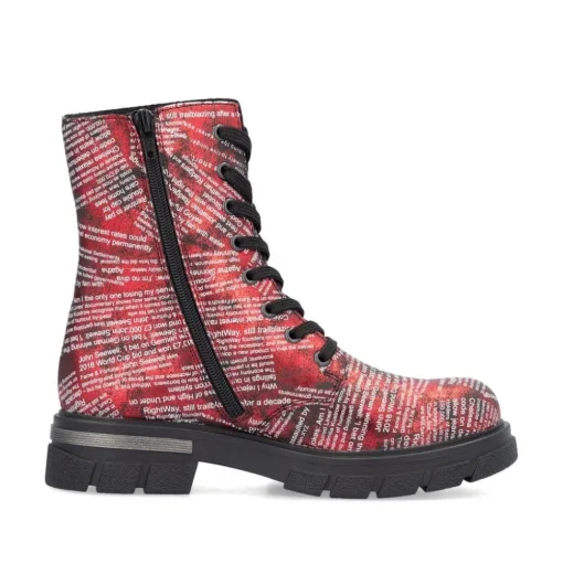 Rieker Biker Boots rot Z9120-35