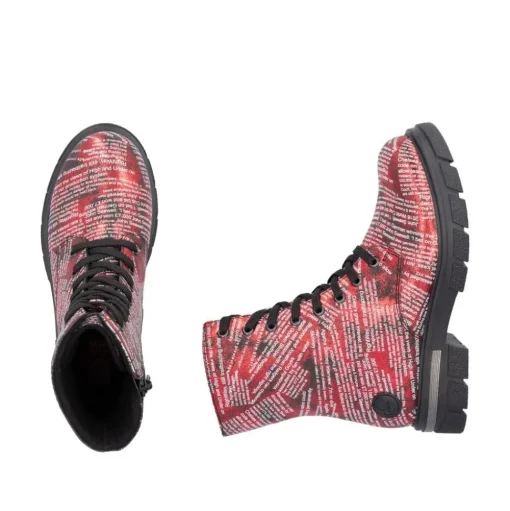 Rieker Biker Boots rot Z9120-35
