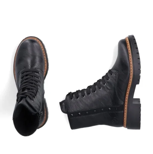 Rieker Biker Boots schwarz S24 72647-00