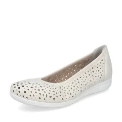 Rieker Damen Ballerinas helllbeige S13  L9365-60