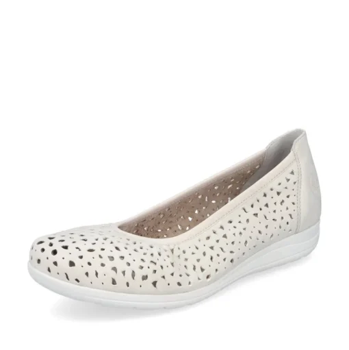 Rieker Damen Ballerinas helllbeige S13  L9365-60