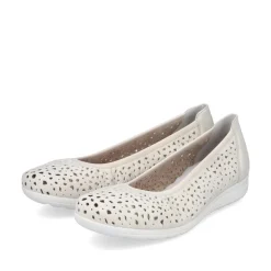Rieker Damen Ballerinas helllbeige S13  L9365-60