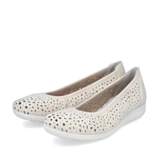 Rieker Damen Ballerinas helllbeige S13  L9365-60