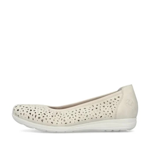 Rieker Damen Ballerinas helllbeige S13  L9365-60