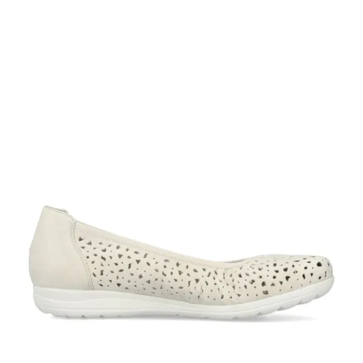 Rieker Damen Ballerinas helllbeige S13  L9365-60